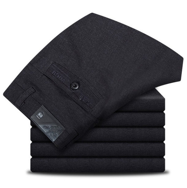 Easy Care Straight Men Suit Pants