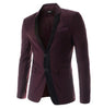 Slim Fitness Pure Color Business Blazer