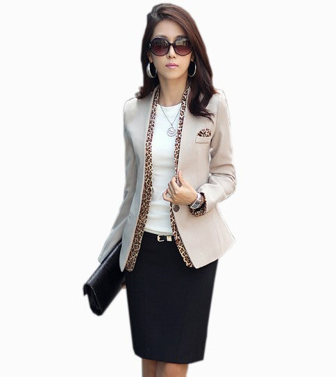 One Button Long Sleeve Business Suits