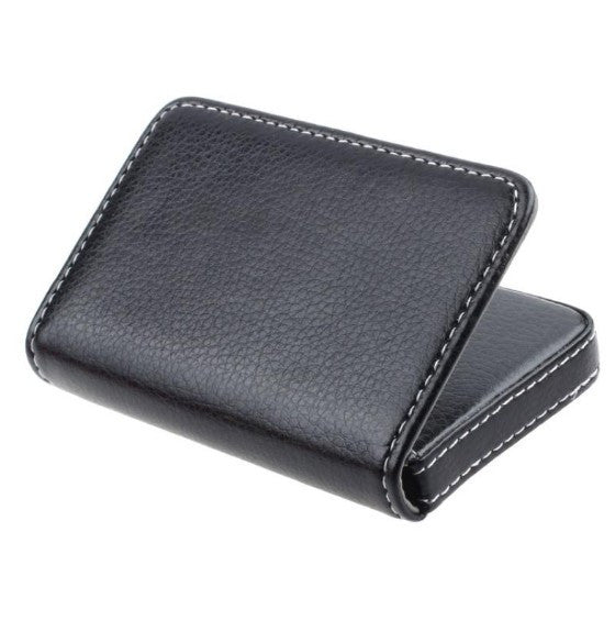 Exquisite Magnetic Leather Card Case