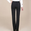 Mid Waist Female Full Formal Pants
