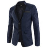 Slim Fitness Pure Color Business Blazer